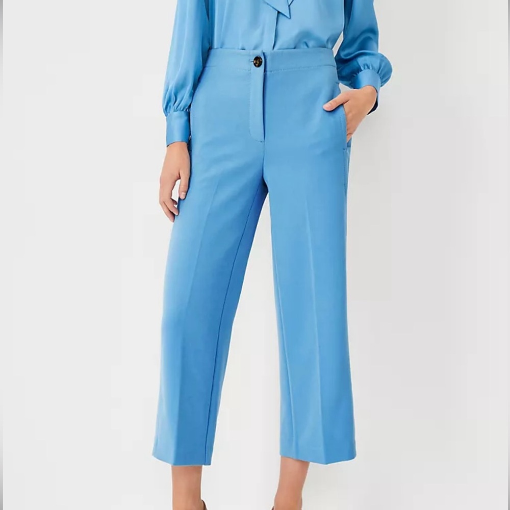 Ann Taylor Wide Leg Crop Pant